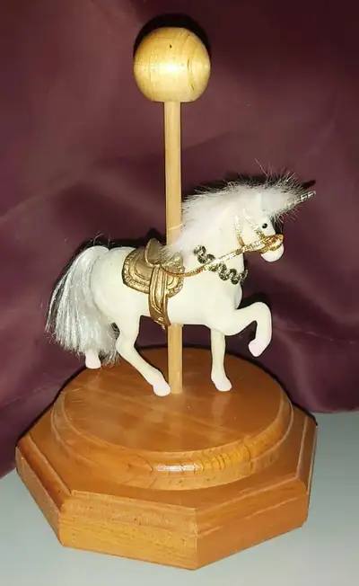 Unicorn Carousel Music Box, View more