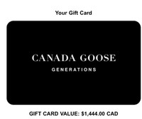 Canada goose gift card