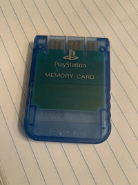 PS1 Memory Card [Clear Blue]