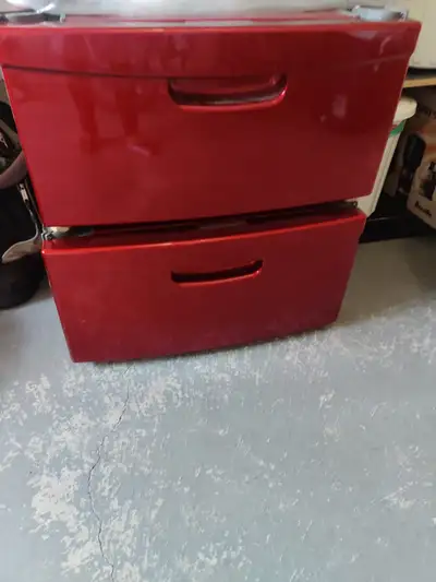 SAMSUNG 27" WASHER & DRYER PEDESTAL - $100 FOR BOTH, View more