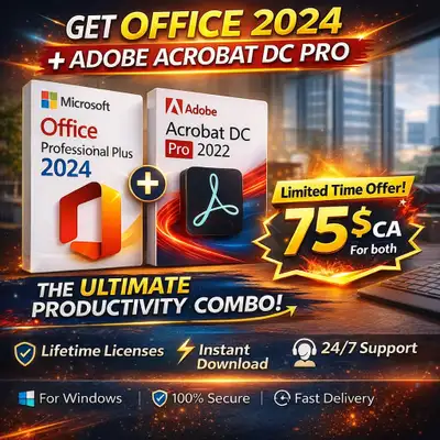 Microsoft Office 2024 &Adobe pdf, View more