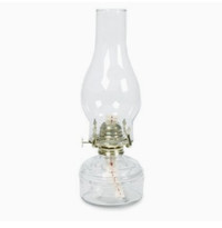*Brand New* Crisa Clear Oil Lamp 13" with Chimeney