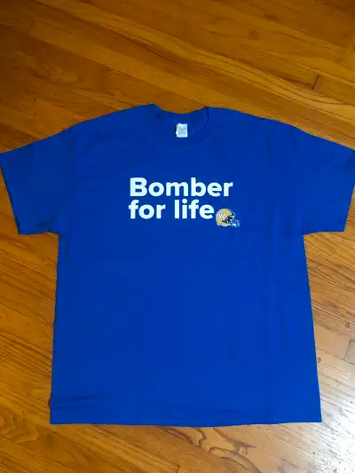 Brand New, Men’s, Winnipeg Blue Bombers - Bomber For Life Tshirt, View more