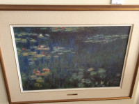 Oil painting - Monet's "water lilies"
