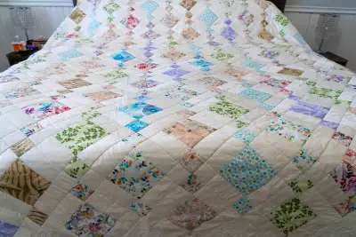 King size Chandelier quilt, View more
