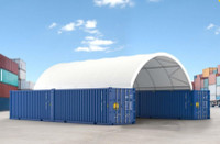 40' x 40' Container Shelter I Storage Equipment