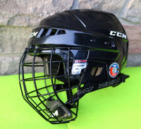 Ice Hockey Helmet with cage / face guard CCM size medium 04 M ad