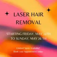 ⭐️ laser hair removal ⭐️ starting $20 