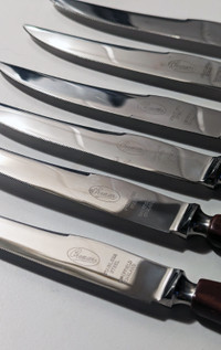 Vintage - Steak Knives - MCM Premier Cutlery Sheffield Esquire