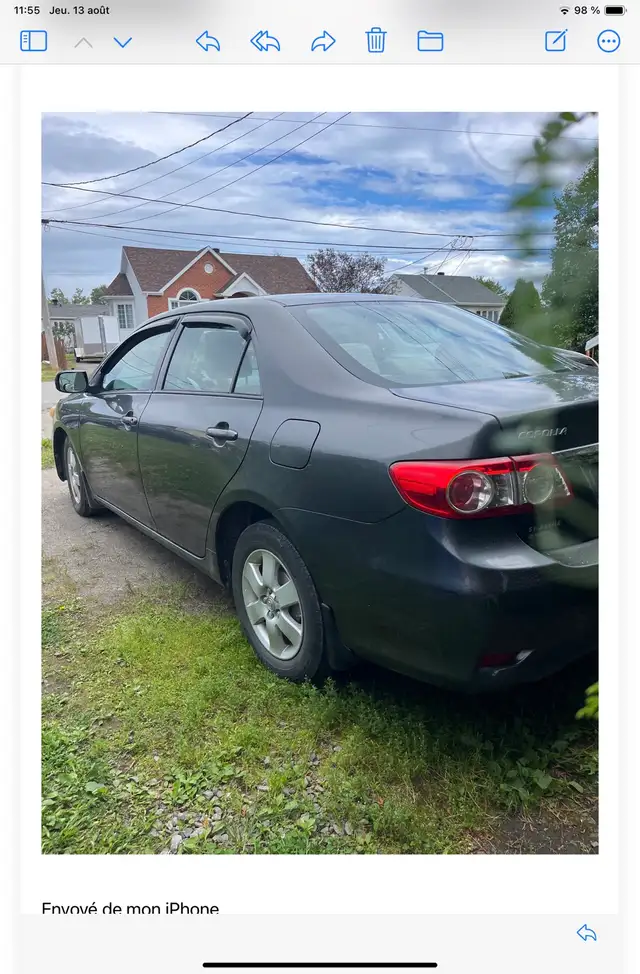Toyota Corolla 2011 Gray536633715469864961