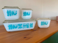 Vintage Pyrex Butterprint Refrigerator dishes