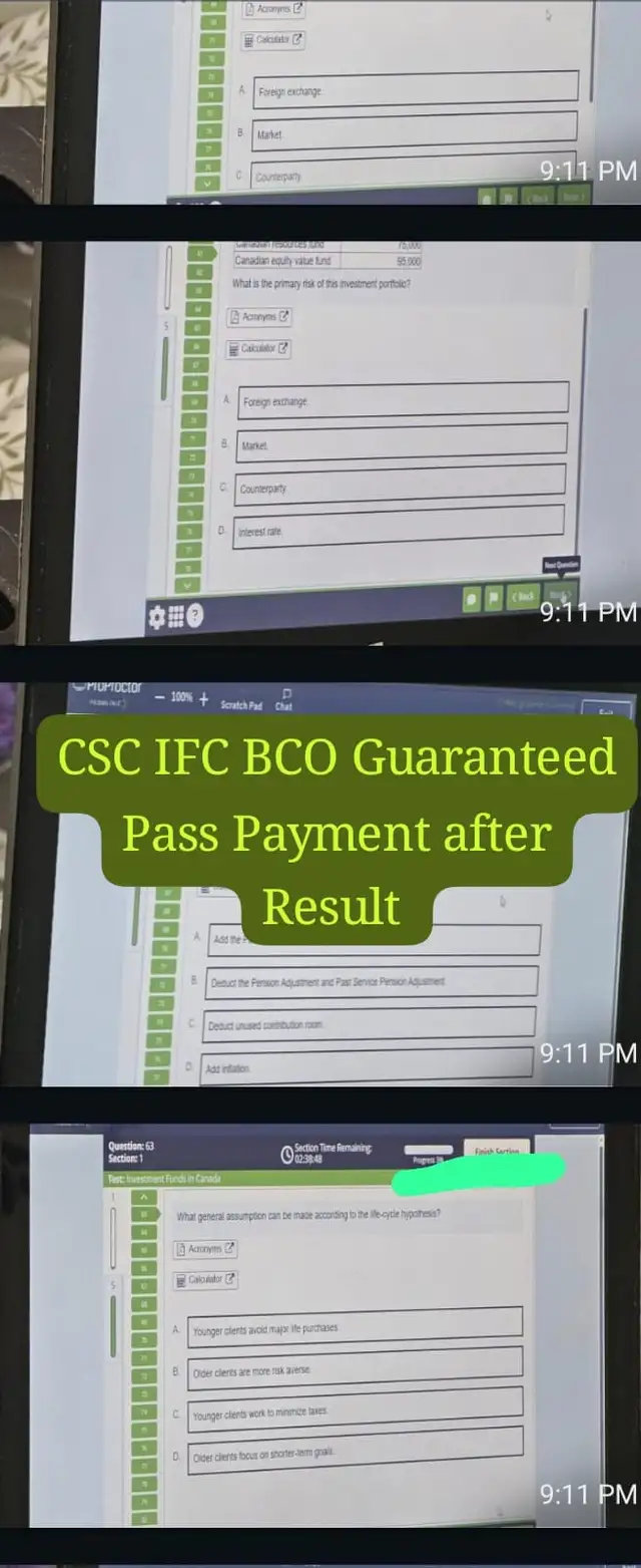 Your CSC IFC BCO All banking exam help Guaranteed Pass593259178702284801