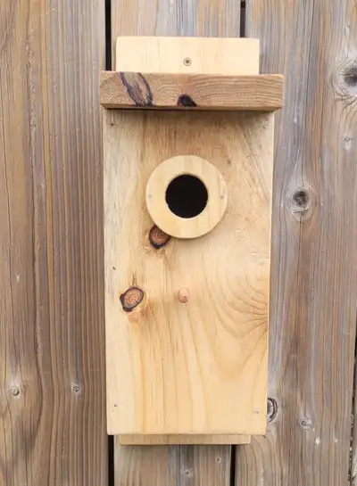 Bird house $20 each 1 inch 1/2 hole, View more