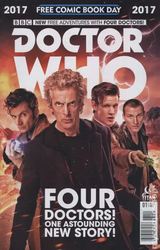 Various Doctor Who items: comics, poster, trading cards in Comics & Graphic Novels in Calgary - Image 4