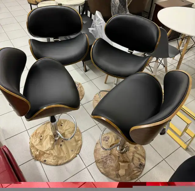BRAND NEW DESIGNER BAR STOOL IN BENTWOOD AND FAUX LEATHER... in Chairs & Recliners in Oakville / Halton Region - Image 10