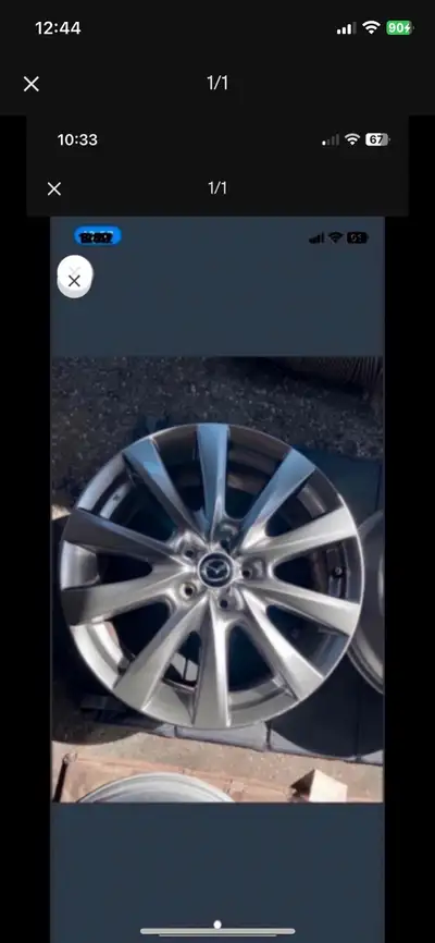 SINGLE Mazda 3 18 rim x 1 Good condition! $ 350 only!