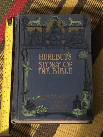 Hurlbut’s story of the Bible antiquarian hardcover book, View more