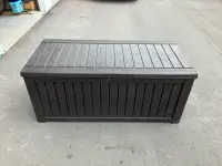 Patio storage bench 