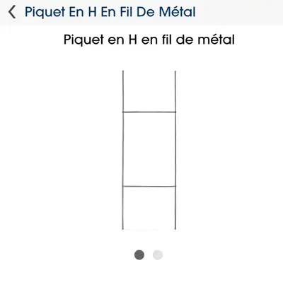 47 X Support de métal de pelouse pour pancarte coroplaste ou autres en H . *NEUF 47X Coroplast lawn...