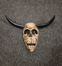 Skull Bullhorn Mask