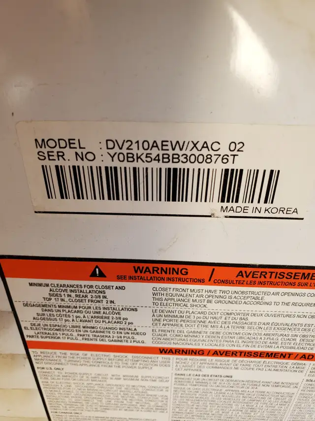 Washer & Dryer, Samsung in Washers & Dryers in Kitchener / Waterloo - Image 7