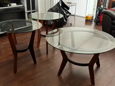 Three-piece occasional table set, View more