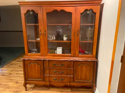 Antique Cabinet/Hutch - Solid Wood, View more