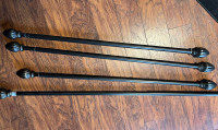 4 curtain rods