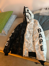 BAPE x NBHD Full zip Down jacket SIZE M