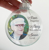 Floating memorial memory ornaments