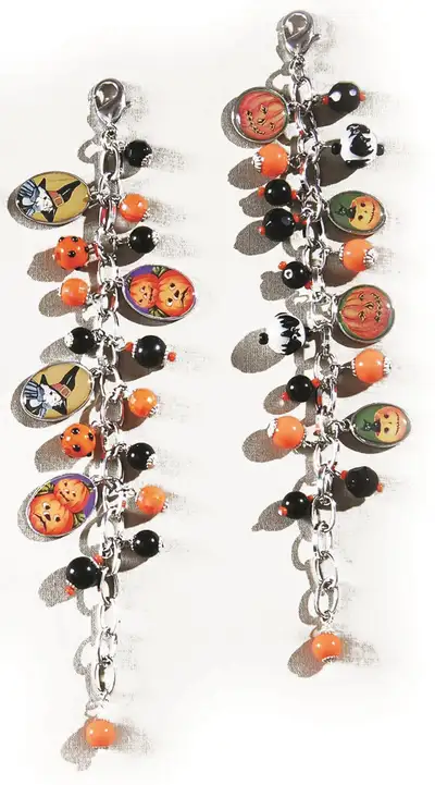 Vintage-Style Halloween Charm Bracelet set of 2 Jewelry NEW MINT, View more
