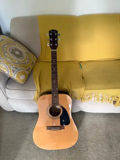 Fender acoustic guitar, View more