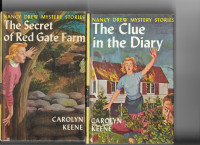 Nine Nancy Drew Hardcovers