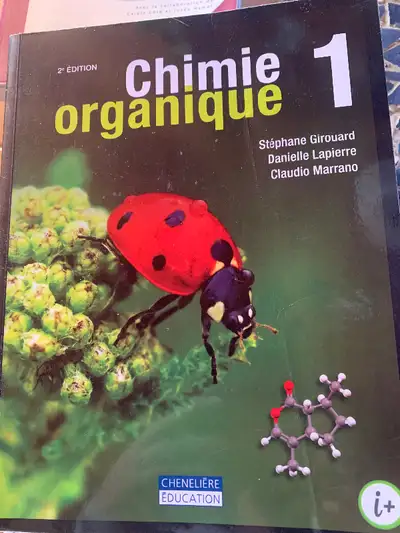 Livre Cégep Chimie organique 1 deuxième édition, View more