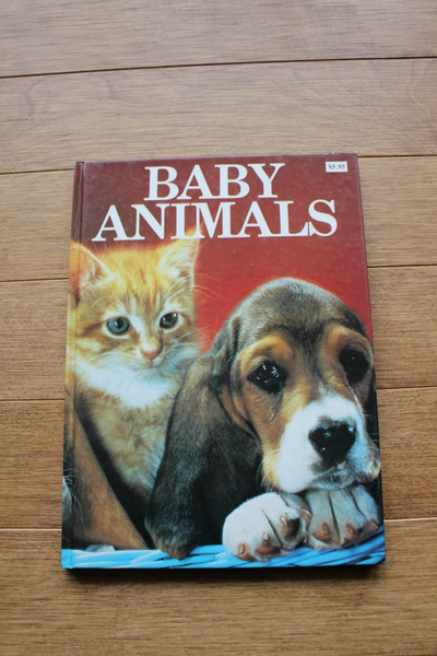 Vintage 'Baby Animals' Book by Board Tessa, View more