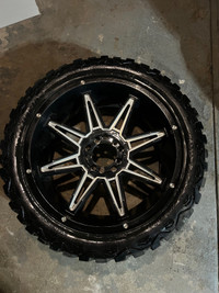 For sale, Set of 4 wheels MAYHEM Rim 22” with tires.