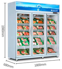 Commercial freezer, three doors -20 ℃（-4°F）