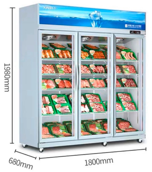 Commercial freezer, three doors -20 ℃（-4°F） in Storage Containers in Delta/Surrey/Langley