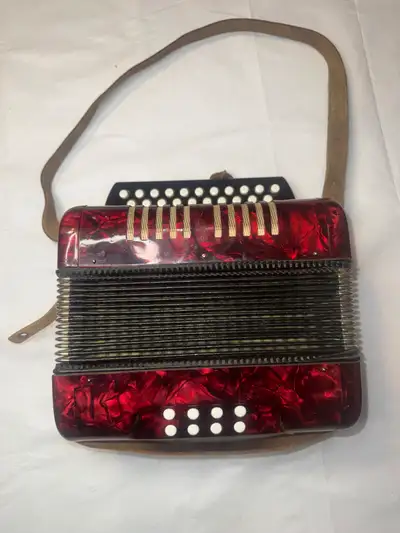 Diatonic Button Accordion AD 2 Row 8 Bass, View more