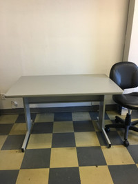 LARGE COMPUTER TABLES (3) LACASSE brand