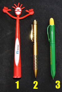 3 Novelty Pens