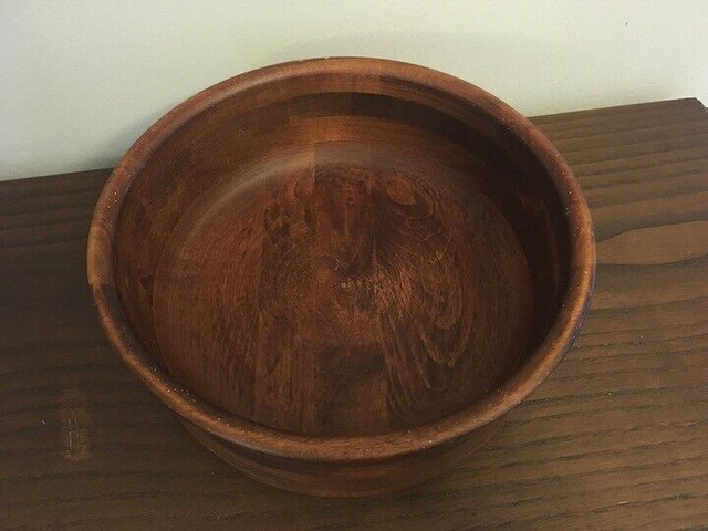 Vintage Large Single BARIBOCRAFT WOODEN BOWL Hand Made in Arts & Collectibles in Mississauga / Peel Region - Image 3