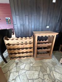 Solid wood Wine racks both for $200 