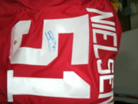 Detroit Red Wings signed jersey Frans Nielson