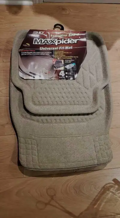 NEW NEVER USED Car Mats Universal Fit -Rubber Mats -All Seasons Automotive Car Mats -Universal Fit -...