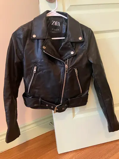 Zara Leather Jacket, View more