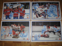 Mcdonald's carte hockey cards placemat 1996 NEUF