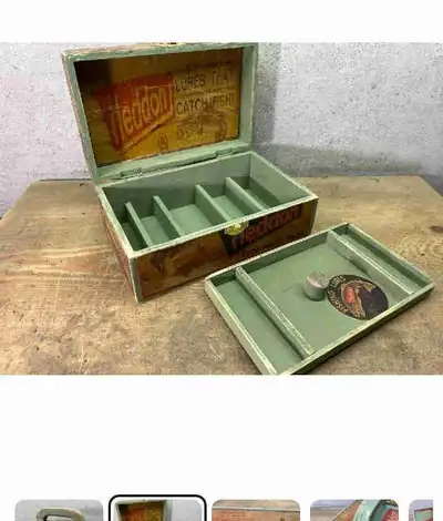 ISO/Wanted: Looking for vintage tackle boxes for example anything like these. Please DM if you have...