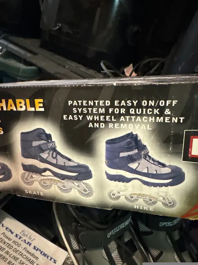 Brand New Detachable In-Line Skates - Size 4 in Skates & Blades in Calgary - Image 5