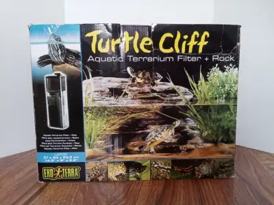 Large Exo Terra Turtle Cliff & Accessories- All for $50.00, View more